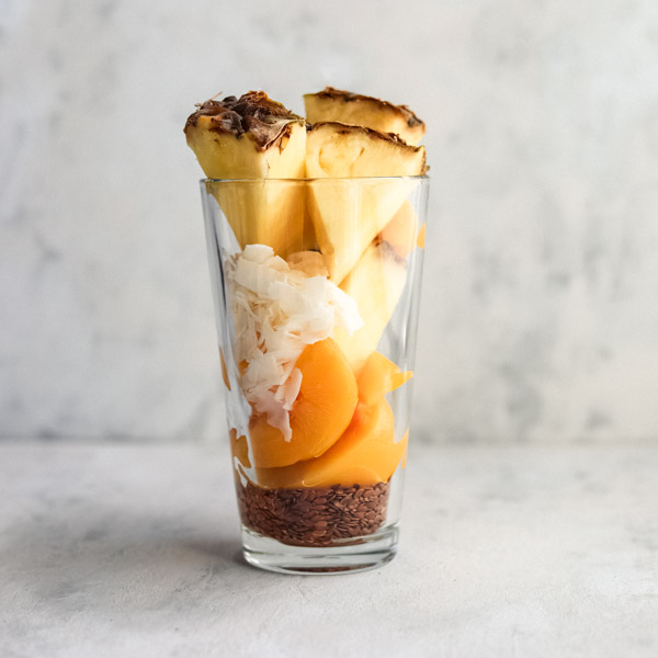 Pineapple, Coconut & Flax Smoothie Pineapple, Coconut & Flax Smoothie