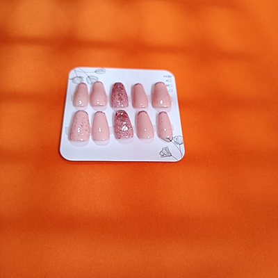 Soft Baby Pink Glitter Shine