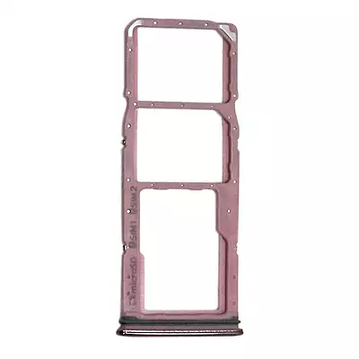 For Samsung Galaxy A750 , A7 2018 - Replacement Dual SIM & SD Card Tray - Pink