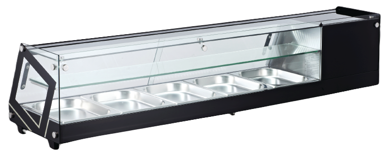 Enfriadores de tapas para cubetas grupo incorporado doble piso cristal plano ETPR-6 D