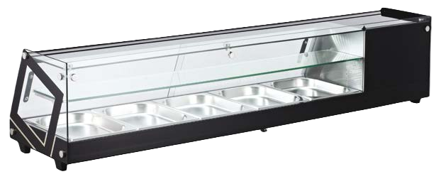 Enfriadores de tapas para cubetas grupo incorporado doble piso cristal plano ETPR-7 D