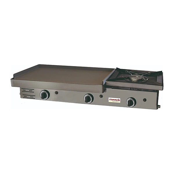 Plancha a gas con fuego Savemah PLG-1200/1