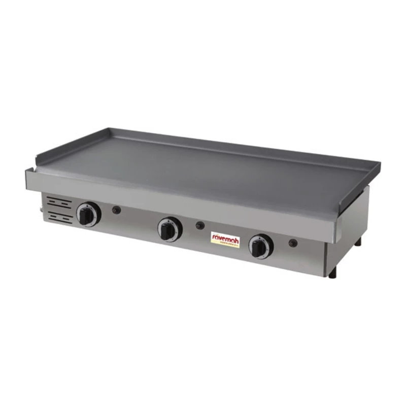 Plancha a gas de acero laminado 6 mm Savemah PLG-1000/06