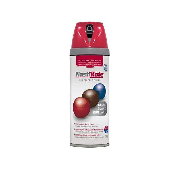 Plastikote Twist & Spray Gloss Bright Red