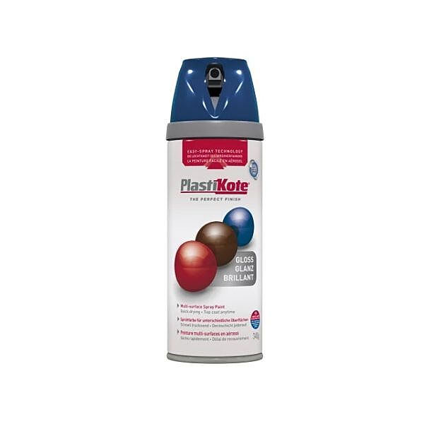 PlastiKote Twist & Spray Gloss Royal Blue
