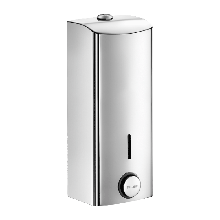 Delabie Wall-mounted liquid soap dispenser, 1 litre Delabie Wall-mounted liquid soap dispenser, 1 litre