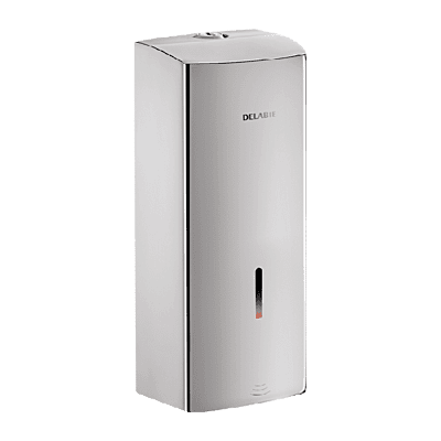 Delabie Pie sienas stiprināms elektroniskais šķidro ziepju dozators, 1 litrs Delabie Pie sienas stiprināms elektroniskais šķidro ziepju dozators, 1 litrs