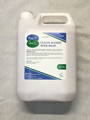 Poddy Clean - Clean Hands Pink Soap 5ltr
