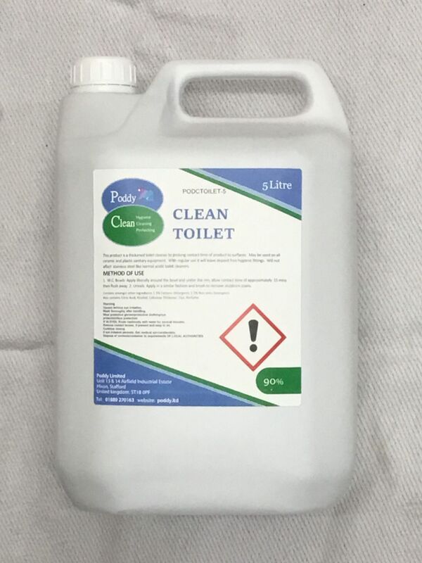 Poddy Clean - Clean Toilet 5ltr