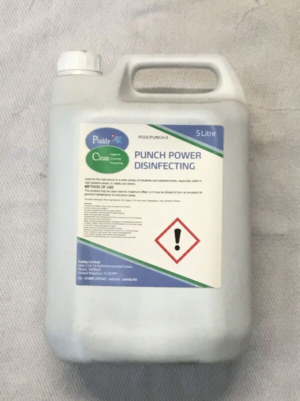 Poddy Clean - Punch Power Disinfecting 5ltr