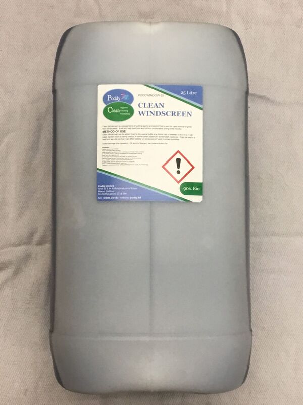 Poddy Clean -Screen Wash Concentrate 25ltr