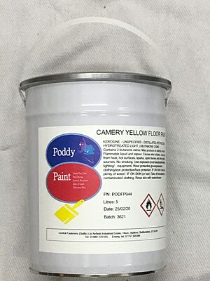 Poddy Paint  Industrial Camary Yellow Floor