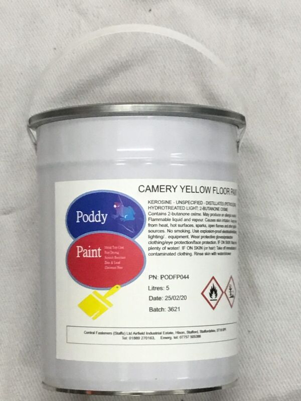 Poddy Paint  Industrial Camary Yellow Floor