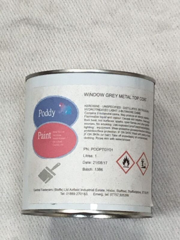 Poddy Paint RAL7040 Window Grey Metal Top