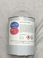 Poddy Paint White Metal Primer Paint 5ltr