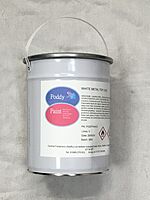 Poddy Paint White Metal Top Coat Paint 5ltrs