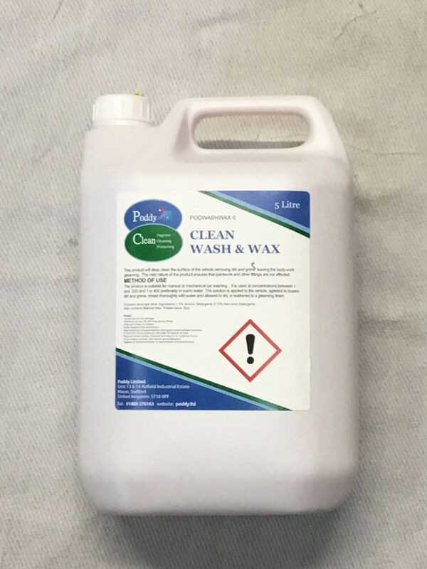 Poddy Clean - Wash & Wax 20ltr