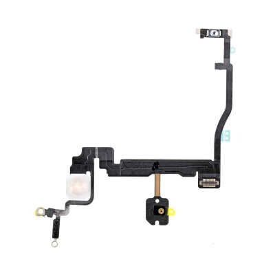 Apple iPhone 11 Pro Max - Replacement Internal Power Button Flex With Flash & Top Microphone