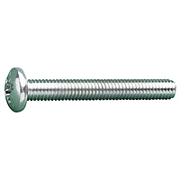 M5 x 30 Pozi Pan Machine Screw BZP