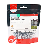 40mm (1.1/2") x 4.0mm Galvanised Staples