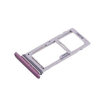For Samsung Galaxy S9 - Replacement SIM & SD Card Tray Holder - Purple