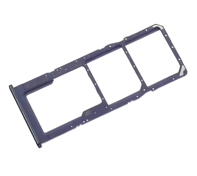 For Samsung Galaxy A50s , A507 - Replacement Sim & SD Card Tray - Purple