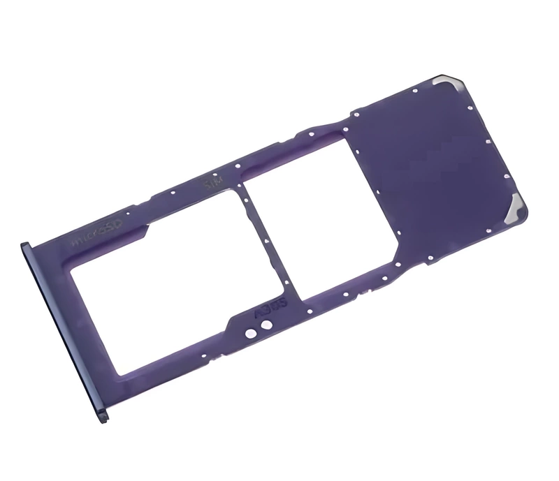 For Samsung Galaxy A20s , A207 - Replacement SIM & Micro SD Card Tray - Purple