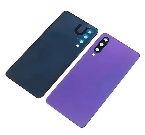 Xiaomi Mi 9 SE - Replacement Battery Cover , Rear Panel With Camera Lens - Purple