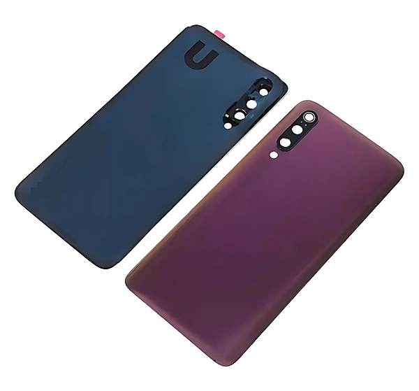 Xiaomi Mi 9 - Replacement Battery Cover , Rear Panel With Camera Lens - Purple