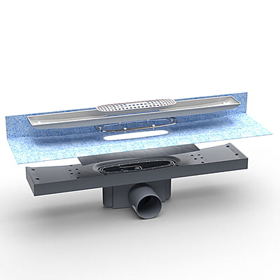 PURUS Line Premium 800 Ø50 zemā profila ar sānu izteku PURUS Line Premium 800 Ø50 zemā profila ar sānu izteku