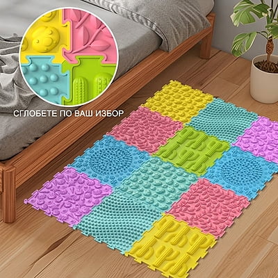 Орто Пъзел – Модулен Килим за Игра Ortho Puzzle, 6 броя
