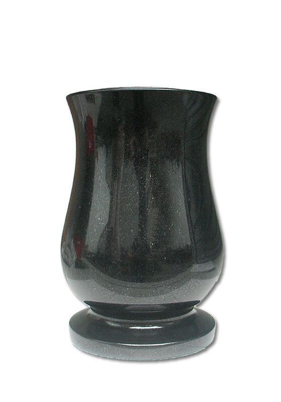 Granieten vaas zwart Granieten vaas zwart