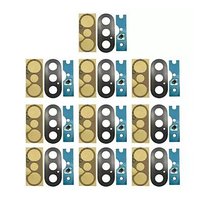 (10 pack) Original Glass Camera Lens with Adhesive - iPhone XS