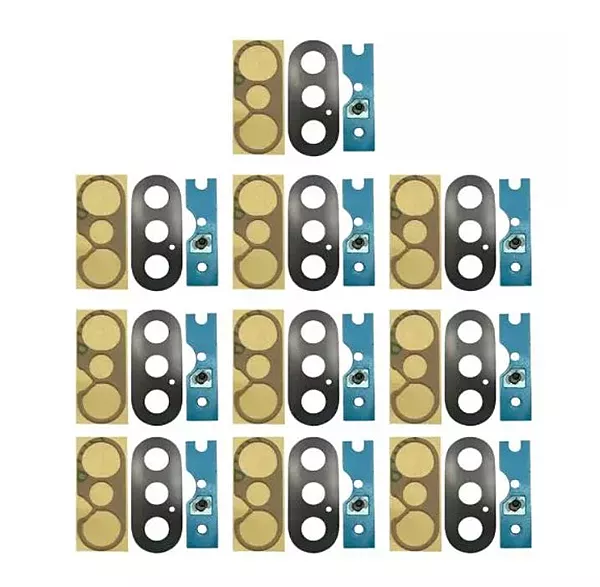 (10 pack) Original Glass Camera Lens with Adhesive - iPhone XS