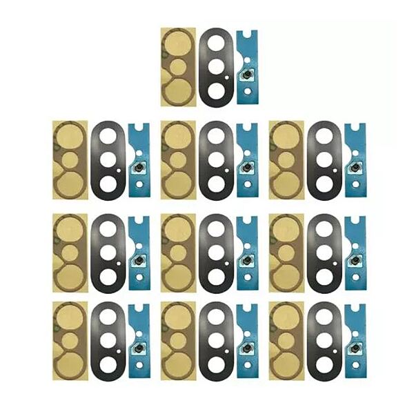 (10 pack) Original Glass Camera Lens with Adhesive - iPhone XS
