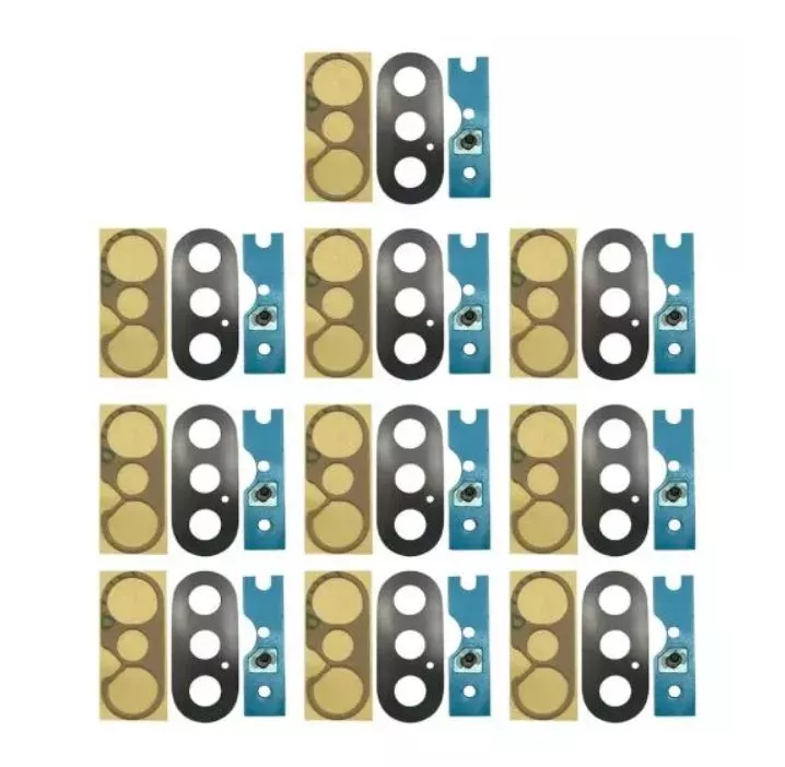 (10 pack) Original Glass Camera Lens with Adhesive - iPhone XS