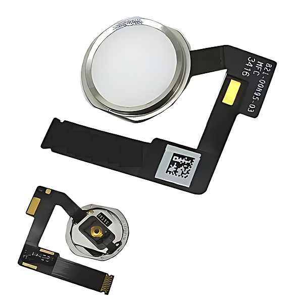 For iPad Pro 10.5 (2017) - Replacement Home Button Flex Assembly 821 - 00895 - White - Silver