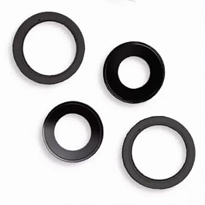 Replacement Glass Camera Lens With Frame - Apple iPhone 13 , 13 Mini - Black