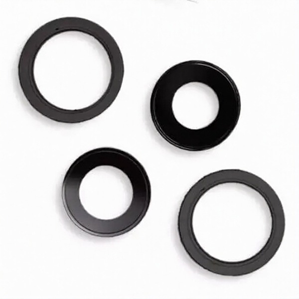 Replacement Glass Camera Lens With Frame - Apple iPhone 13 , 13 Mini - Black