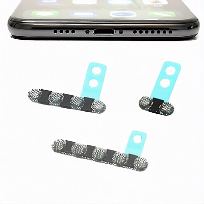 Apple iPhone XS Max - Replacement Microphone Speaker Mesh Grill - Silver