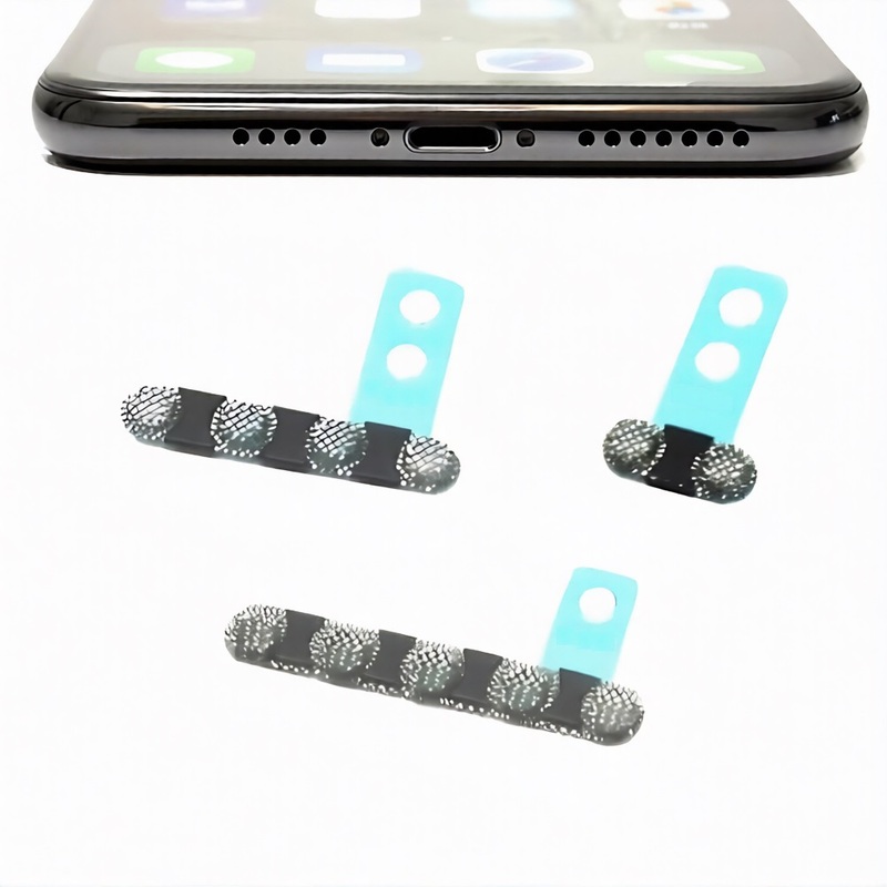 Apple iPhone XS Max - Replacement Microphone Speaker Mesh Grill - Silver