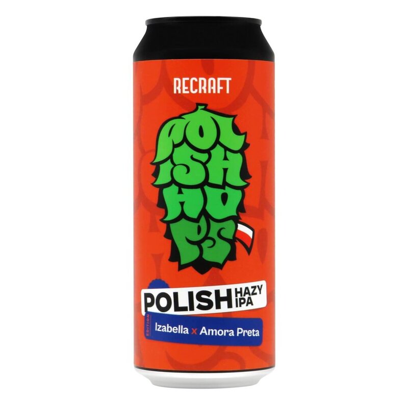 POLISH HOPS HAZY IPA IZABELA AMORA PRETA 5.1% CAN