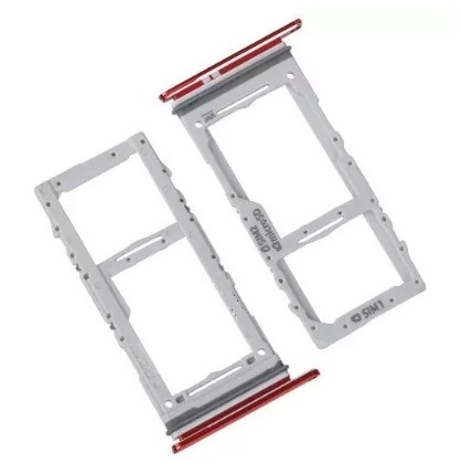 For Samsung Galaxy S20 G980F - Replacement Dual SIM Card Tray - Red