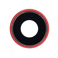 Apple iPhone XR - Replacement Glass Camera Lens With Bracket - Red