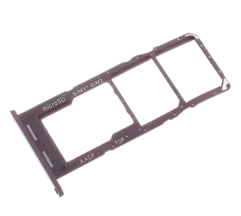 For Samsung Galaxy A24 , A245 - Replacement Dual SIM Card Tray - Dark Red
