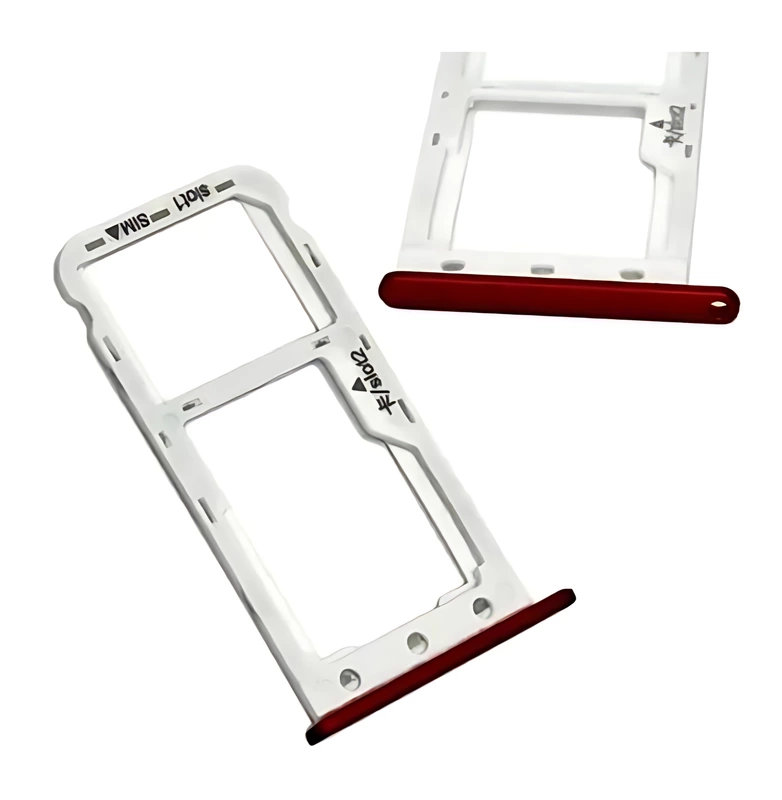 Huawei Y5 Prime 2018 - Replacement SIM Card Tray Holder - Red