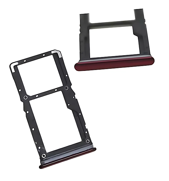 Xiaomi Redmi Note 7 - Replacement SIM & SD Card Tray Holder - Red