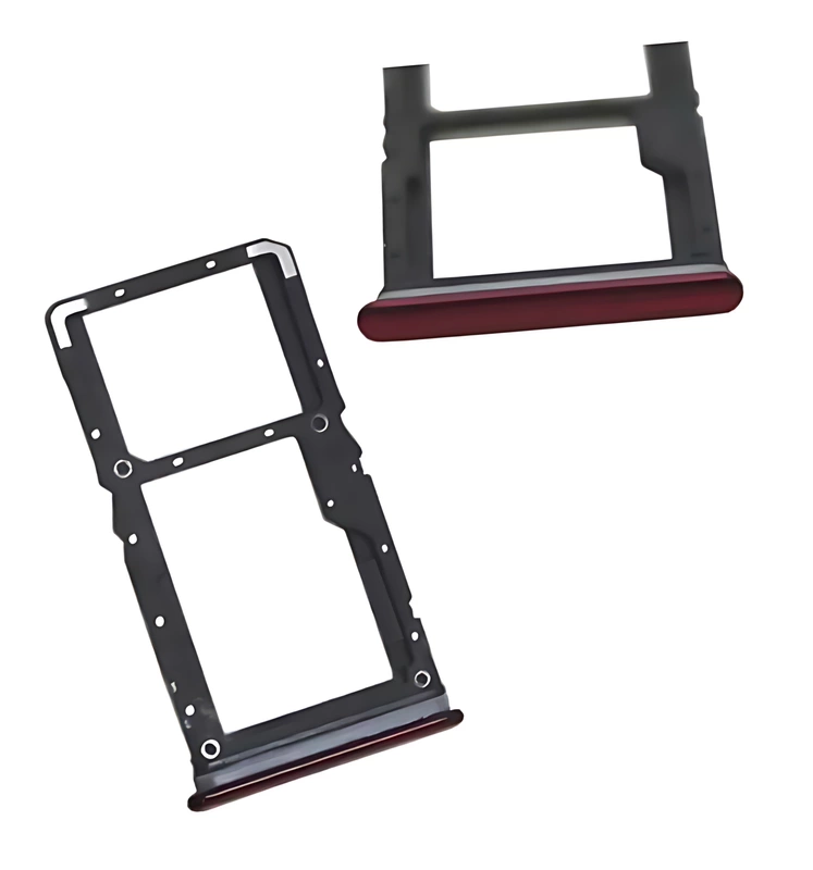 Xiaomi Redmi Note 7 - Replacement SIM & SD Card Tray Holder - Red