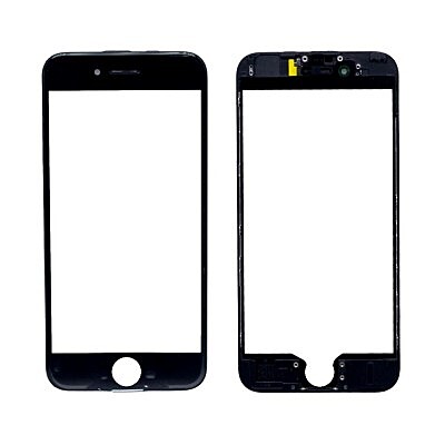 iPhone 6s - Replacement Front Glass With Cold - pressed Frame And OCA Pre - Applied - Black