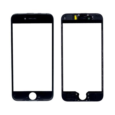 iPhone 6s - Replacement Front Glass With Cold - pressed Frame And OCA Pre - Applied - Black